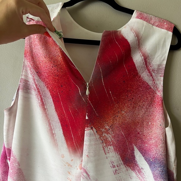 Aritzia Babaton Hopkins tie blouse L - Picture 8 of 11